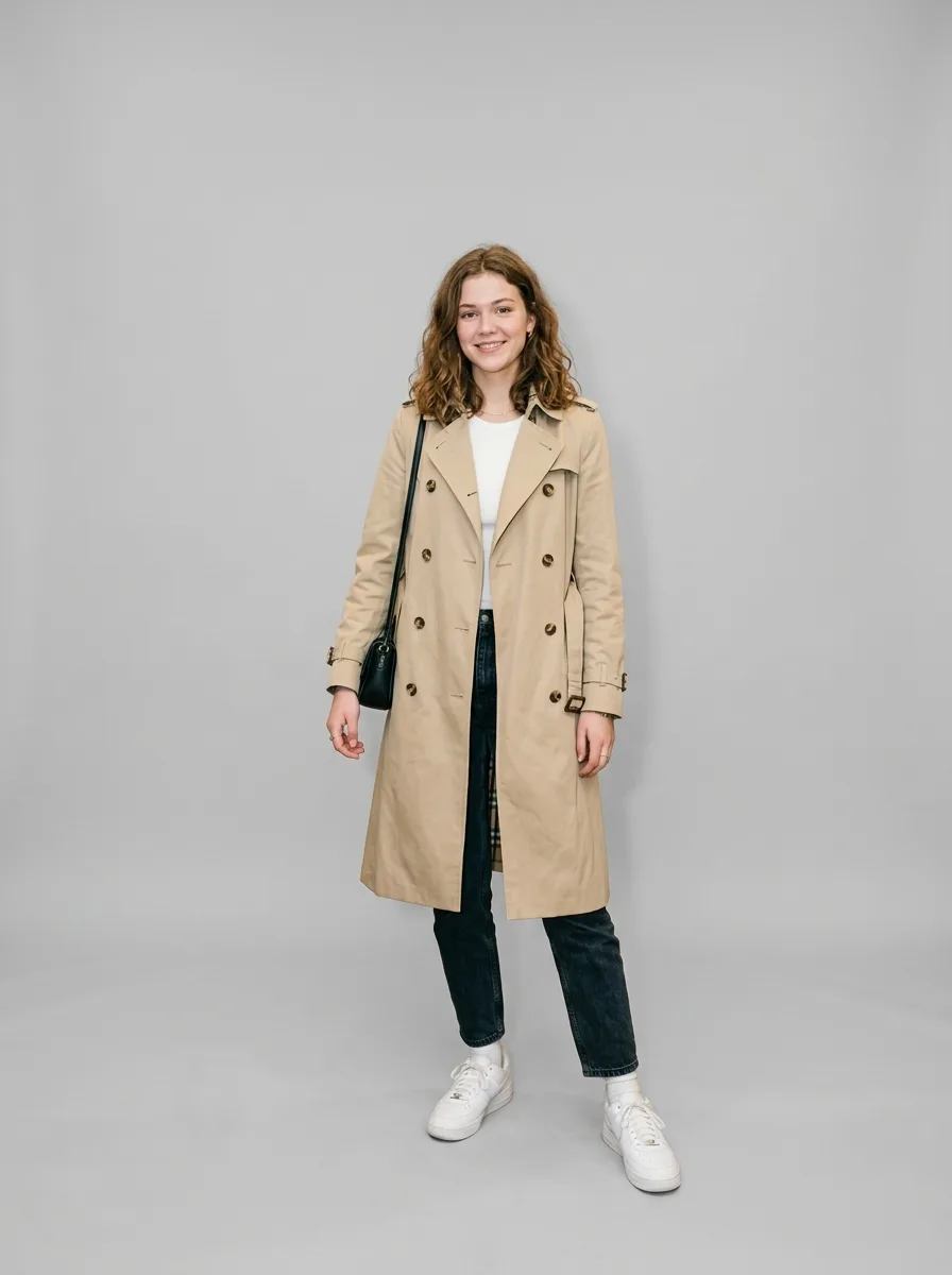 Clean Studio Backdrop for Model Shots