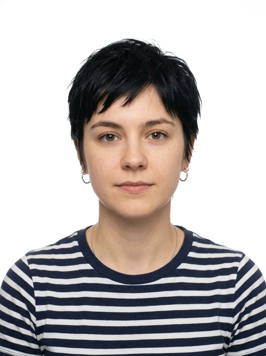 ID Photo with White Background