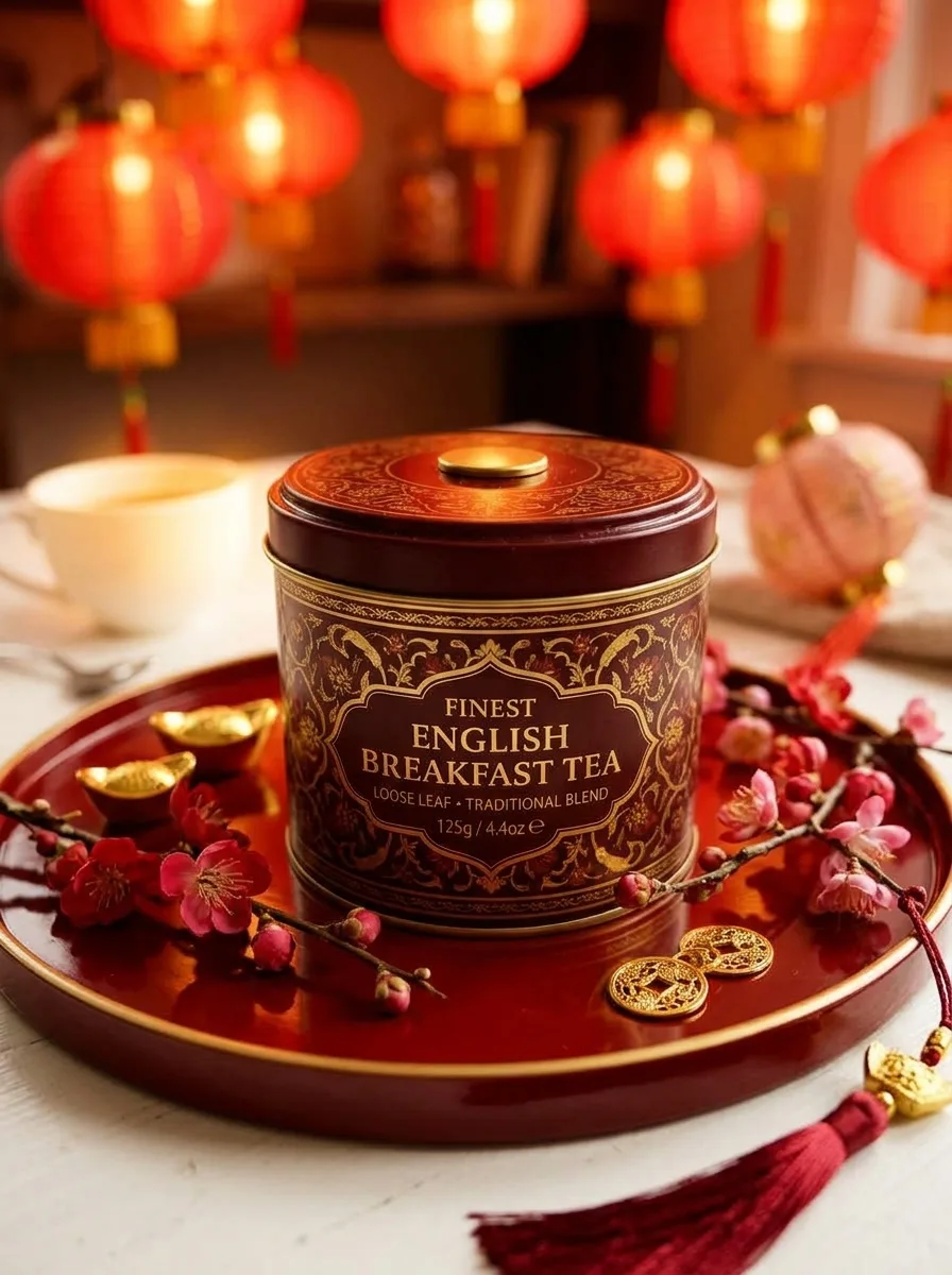 Lunar New Year Red and Gold