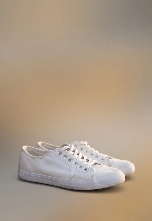 Sneakers on the steps: outer display wallpaper